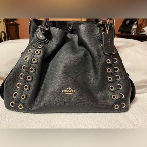 Authentic black Coach purse